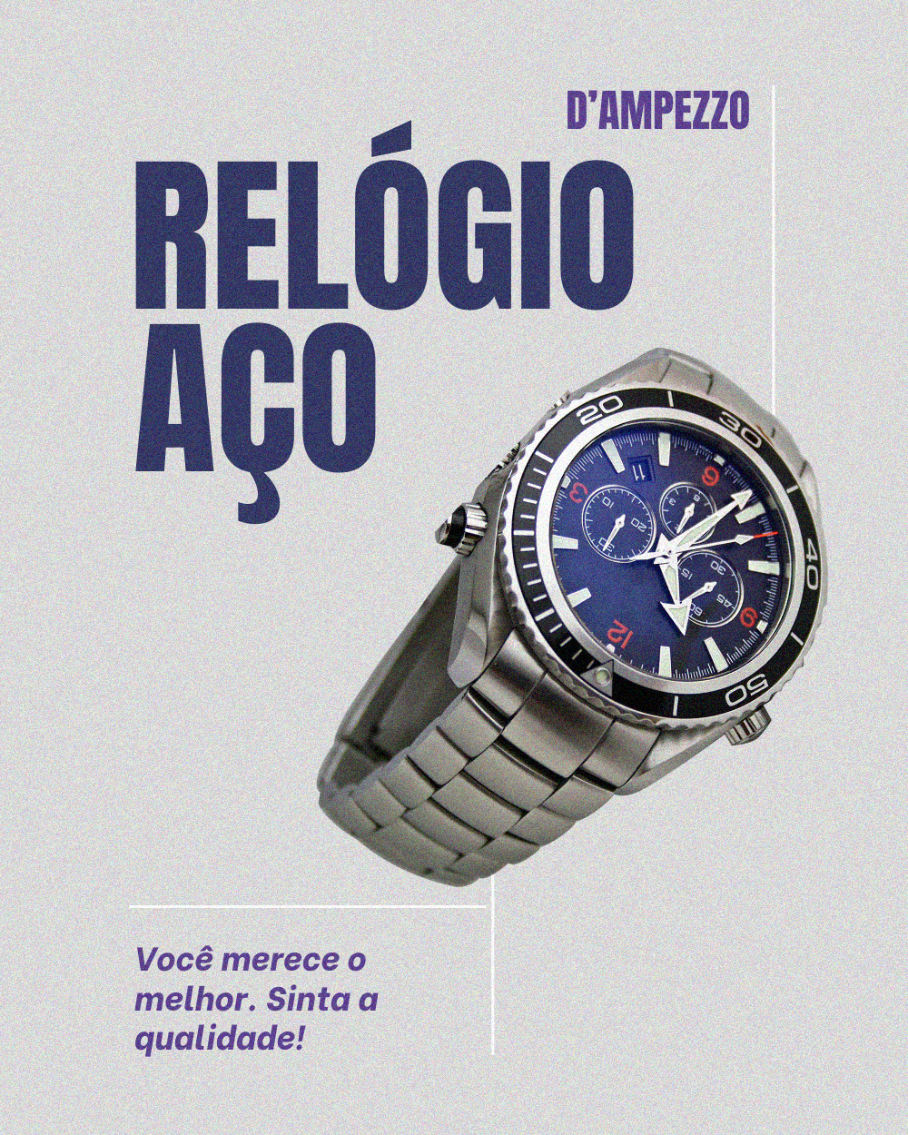 Relógio de Aço